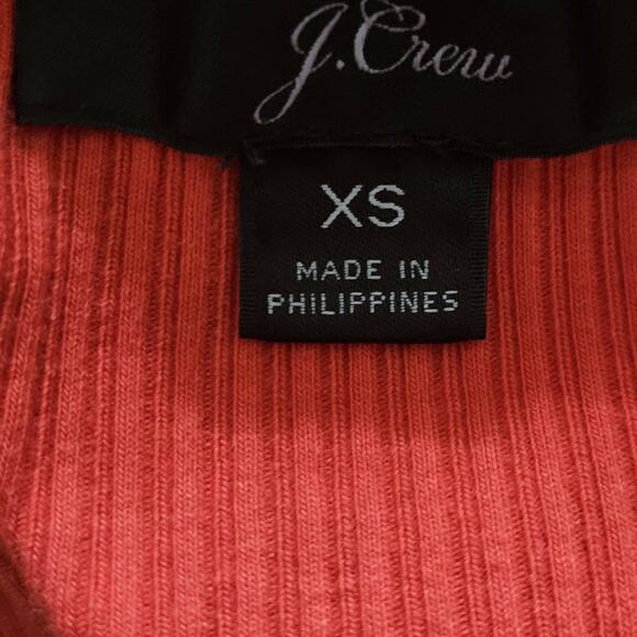 J Crew Red Ruffle Sleeveless Knit Top Size XS - Picture 3 of 4